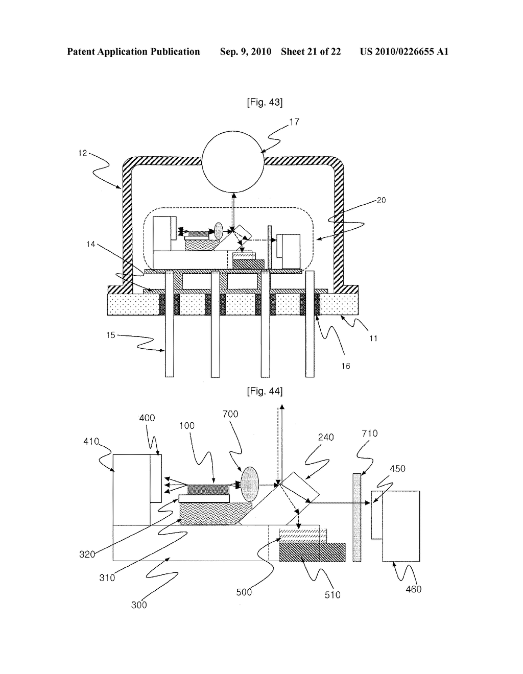 SELF-STANDING PARALLEL PLATE BEAM SPLITTER, METHOD FOR MANUFACTURING THE SAME, AND LASER DIODE PACKAGE STRUCTURE USING THE SAME - diagram, schematic, and image 22