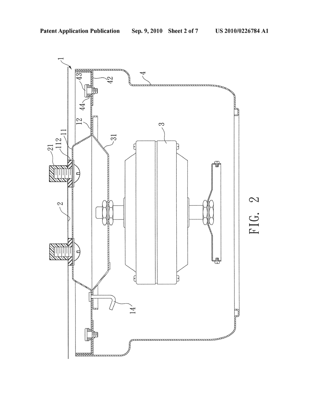 Hanging Fan with a Ceiling Mount Structure - diagram, schematic, and image 03