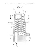 BLADE COOLING STRUCTURE OF GAS TURBINE diagram and image