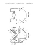 Mechanical cartridge with test strip fluid control features for use in a fluid analyte meter diagram and image
