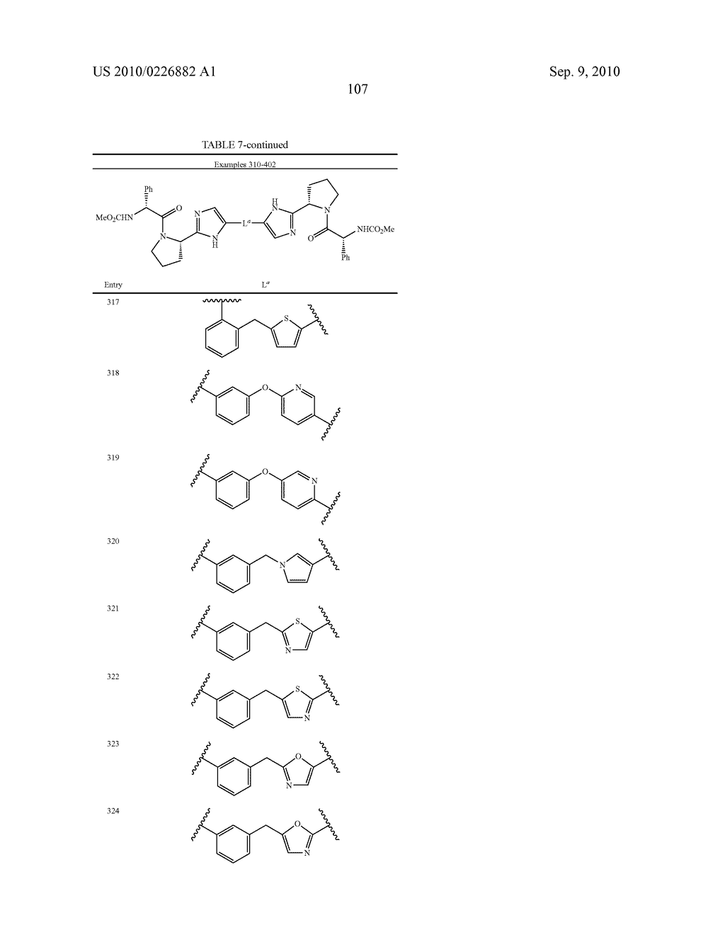 LINKED DIIMIDAZOLE ANTIVIRALS - diagram, schematic, and image 108