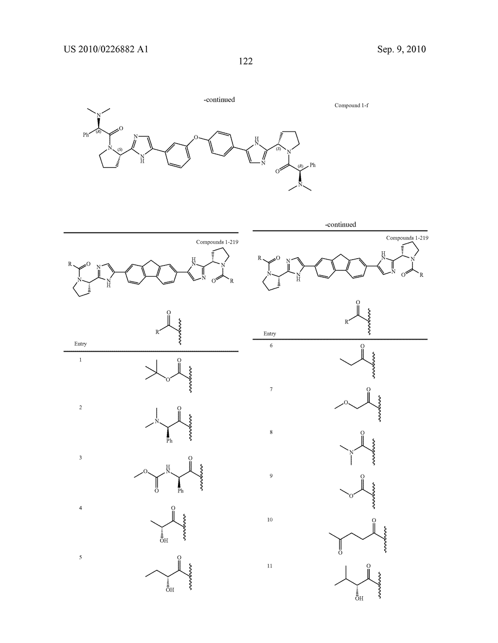 LINKED DIIMIDAZOLE ANTIVIRALS - diagram, schematic, and image 123