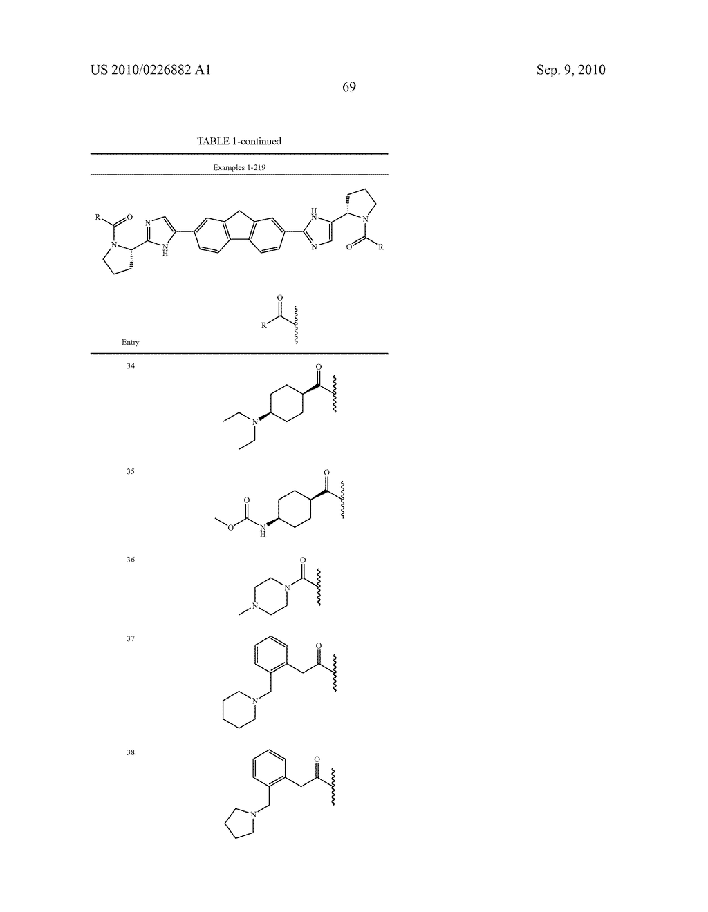 LINKED DIIMIDAZOLE ANTIVIRALS - diagram, schematic, and image 70