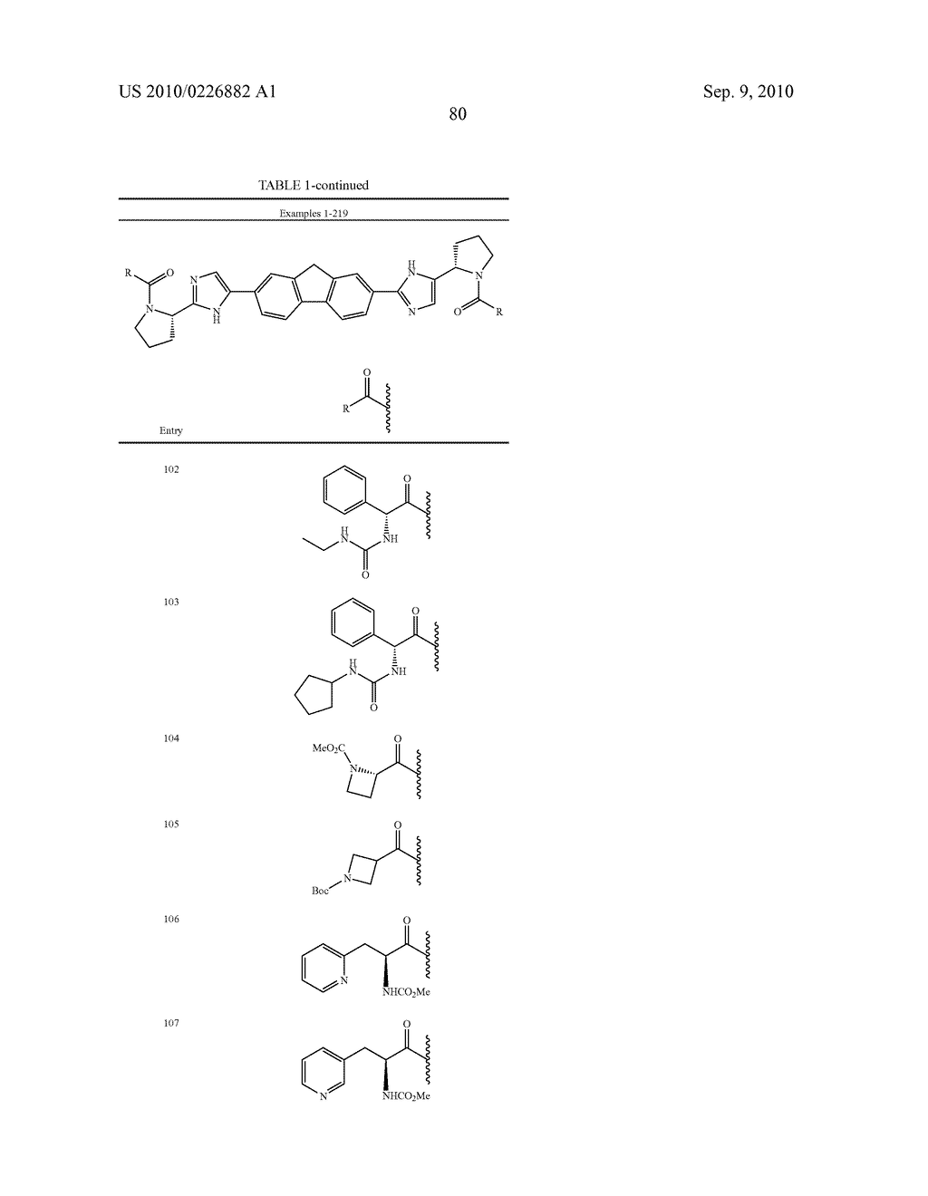 LINKED DIIMIDAZOLE ANTIVIRALS - diagram, schematic, and image 81