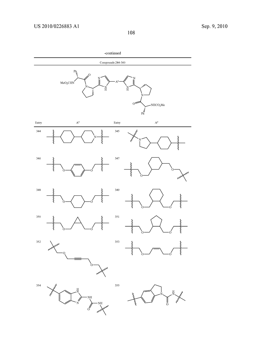 LINKED DIIMIDAZOLE DERIVATIVES - diagram, schematic, and image 109