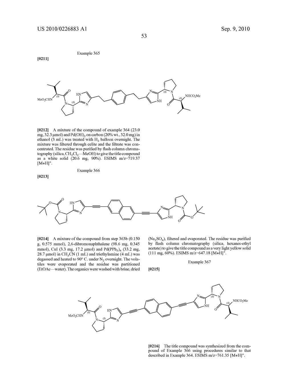 LINKED DIIMIDAZOLE DERIVATIVES - diagram, schematic, and image 54