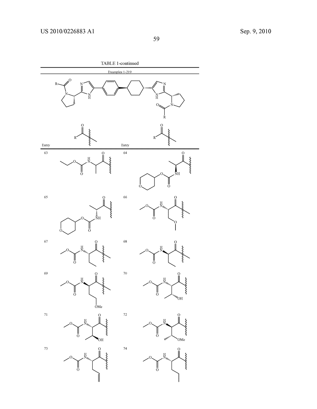 LINKED DIIMIDAZOLE DERIVATIVES - diagram, schematic, and image 60