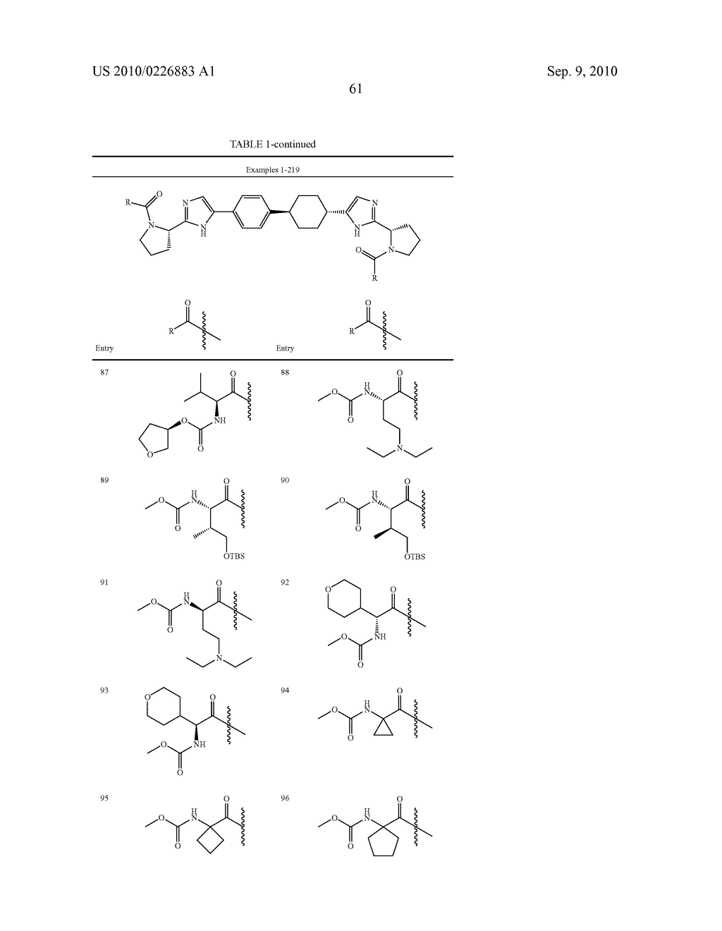 LINKED DIIMIDAZOLE DERIVATIVES - diagram, schematic, and image 62