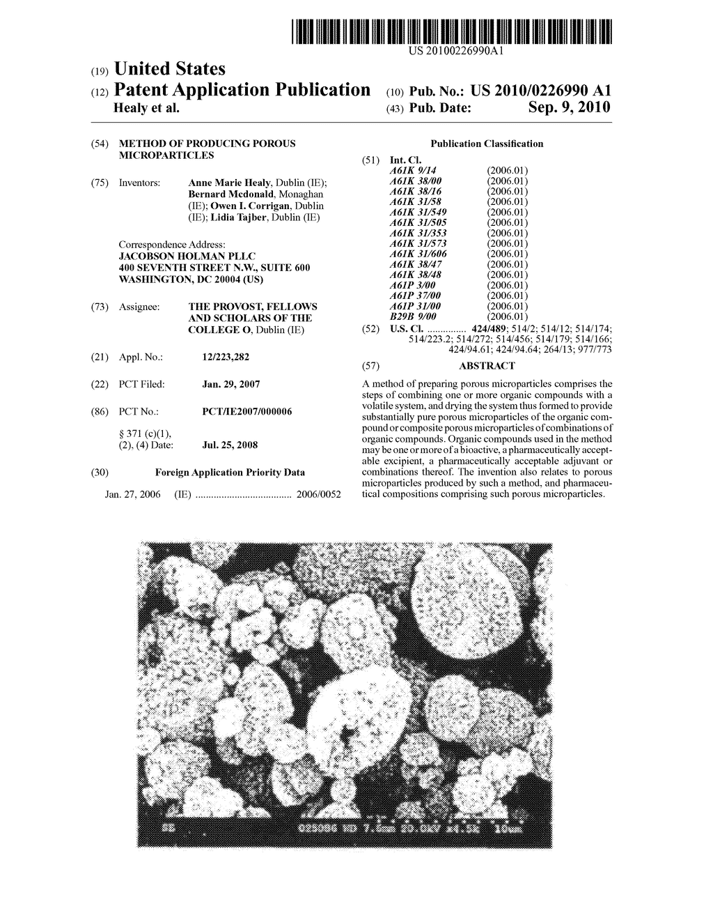 Method of Producing Porous Microparticles - diagram, schematic, and image 01