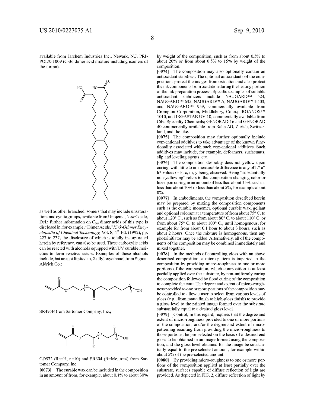 GLOSS CONTROL OF UV CURABLE FORMULATIONS THROUGH MICRO-PATTERNING - diagram, schematic, and image 10