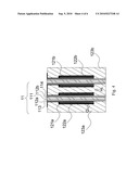 Membrane fuel cell with composite electrode plates diagram and image