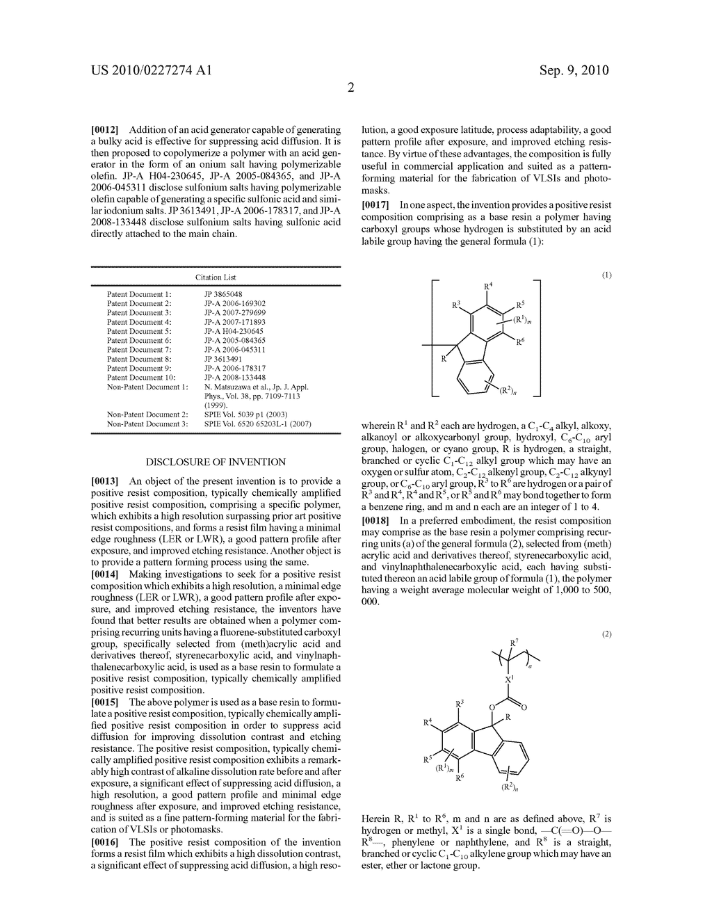 POSITIVE RESIST COMPOSITION AND PATTERNING PROCESS - diagram, schematic, and image 03