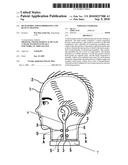 Head model for hairdressing and beauty training diagram and image