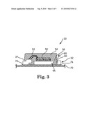 METHOD OF FABRICATING A SEMICONDUCTOR PACKAGE WITH MOLD LOCK OPENING diagram and image