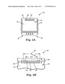 METHOD OF FABRICATING A SEMICONDUCTOR PACKAGE WITH MOLD LOCK OPENING diagram and image