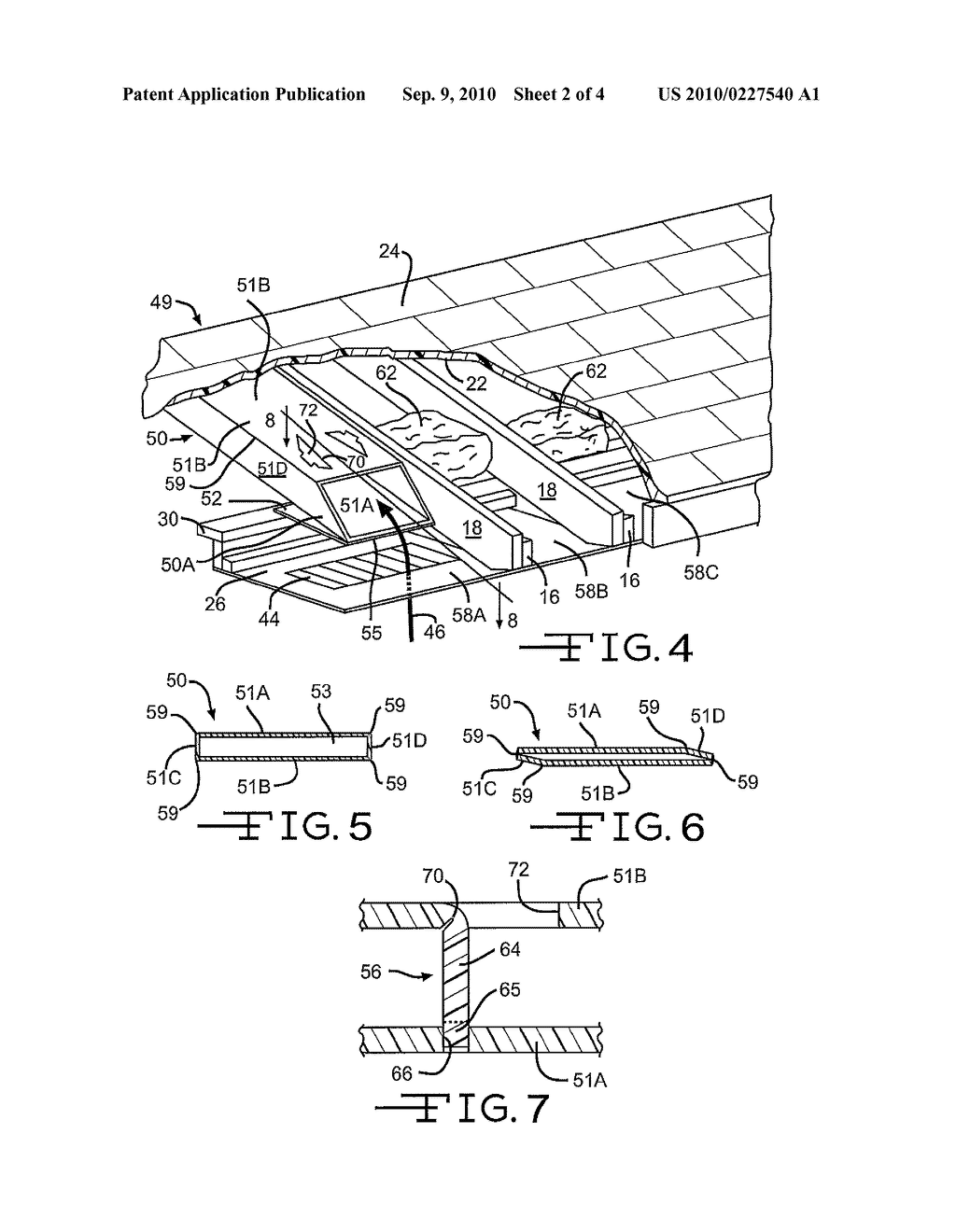 VENTILATION SYSTEM FOR THE ATTIC SPACE OF A BUILDING - diagram, schematic, and image 03