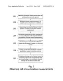 Traffic speed enforcement based on wireless phone network diagram and image