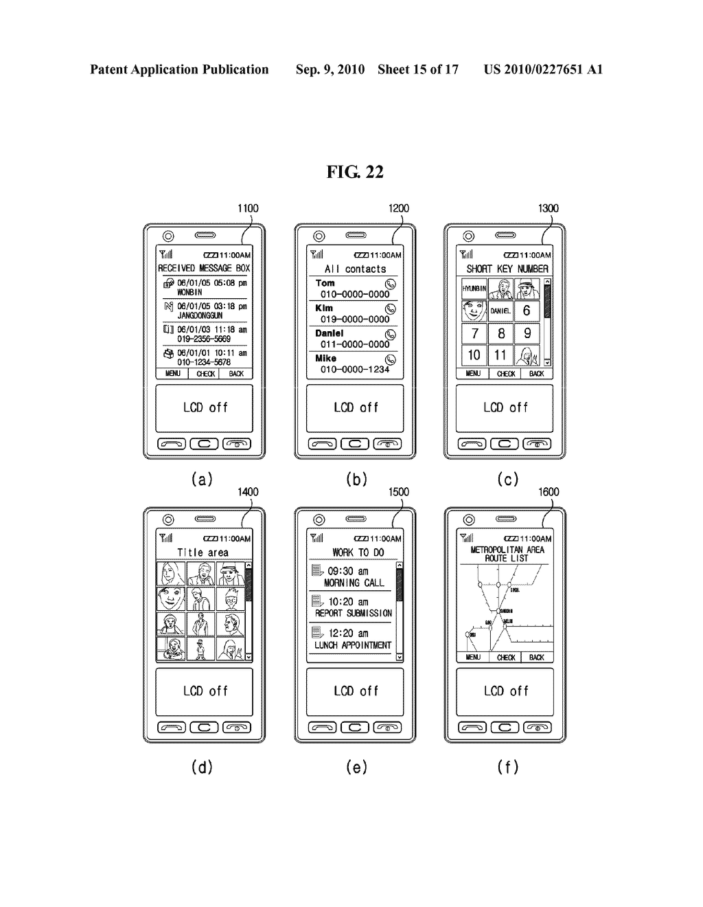 MOBILE TERMINAL AND METHOD FOR DISPLAYING DATA IN MOBILE TERMINAL - diagram, schematic, and image 16
