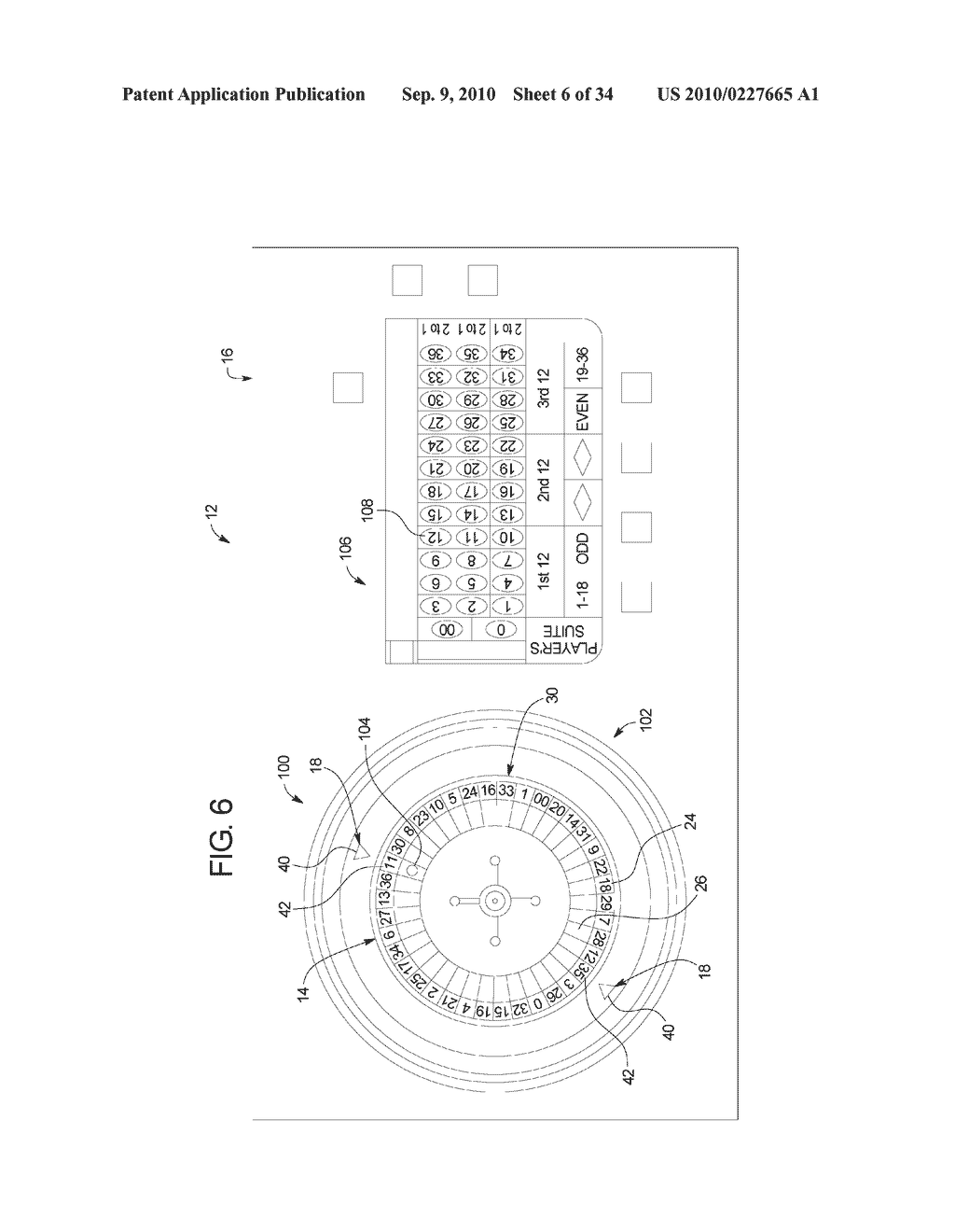 ROTOR-BASED GAMING DEVICE HAVING A SYSTEM FOR CHANGING THE QUANTITY OF POTENTIAL GAME OUTCOMES FOR SUBSEQUENT PLAYS - diagram, schematic, and image 07