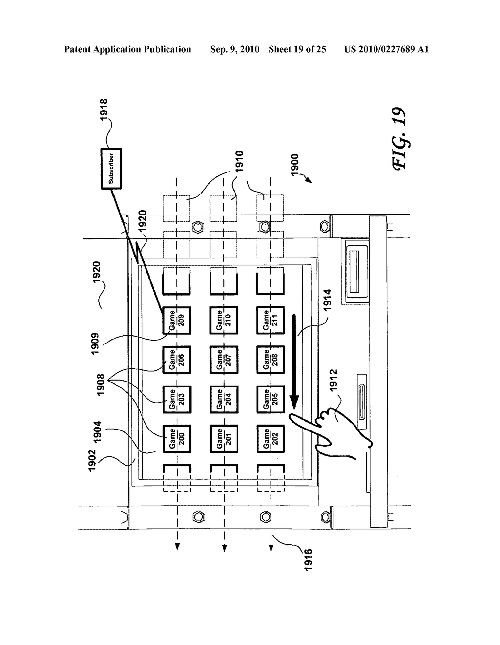 METHODS AND REGULATED GAMING MACHINES INCLUDING GAME GADGETS CONFIGURED FOR PLAYER INTERACTION USING SERVICE ORIENTED SUBSCRIBERS AND PROVIDERS - diagram, schematic, and image 20