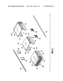 Modular gaming machine stand diagram and image