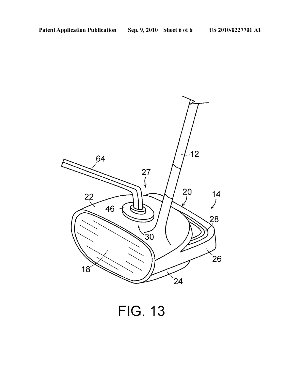 GOLF CLUB HEAD AND GOLF CLUB WITH TENSION ELEMENT AND TENSIONING MEMBER - diagram, schematic, and image 07