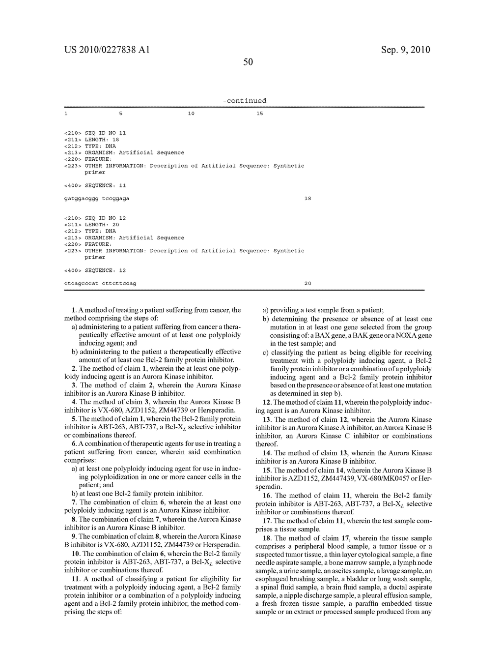 Combination Therapy for Treating Cancer and Diagnostic Assays for Use Therein - diagram, schematic, and image 75