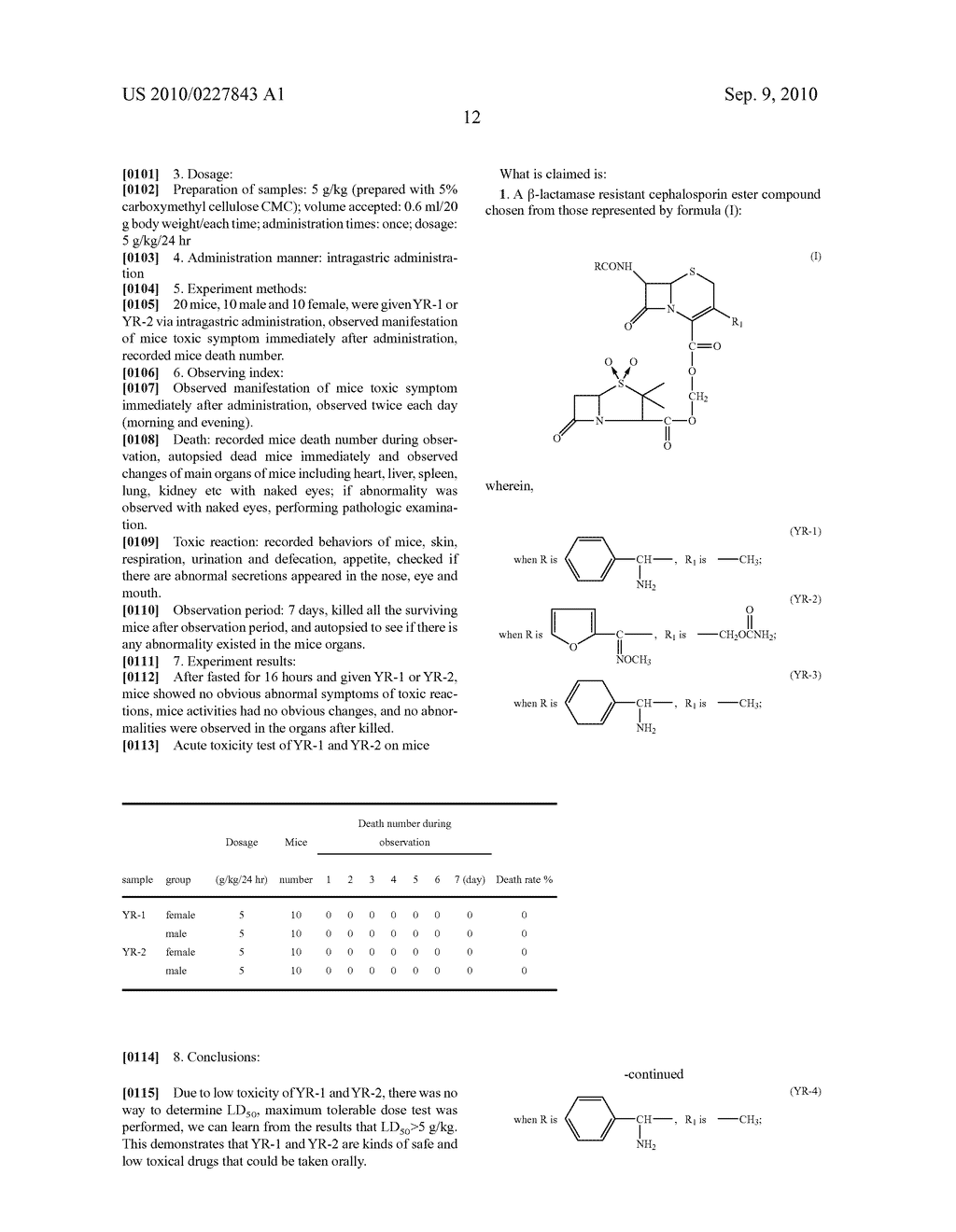 BETA-LACTAMASE-RESISTANT CEPHALOSPORIN ESTER COMPOUNDS AND SALTS OF THEREOF - diagram, schematic, and image 13