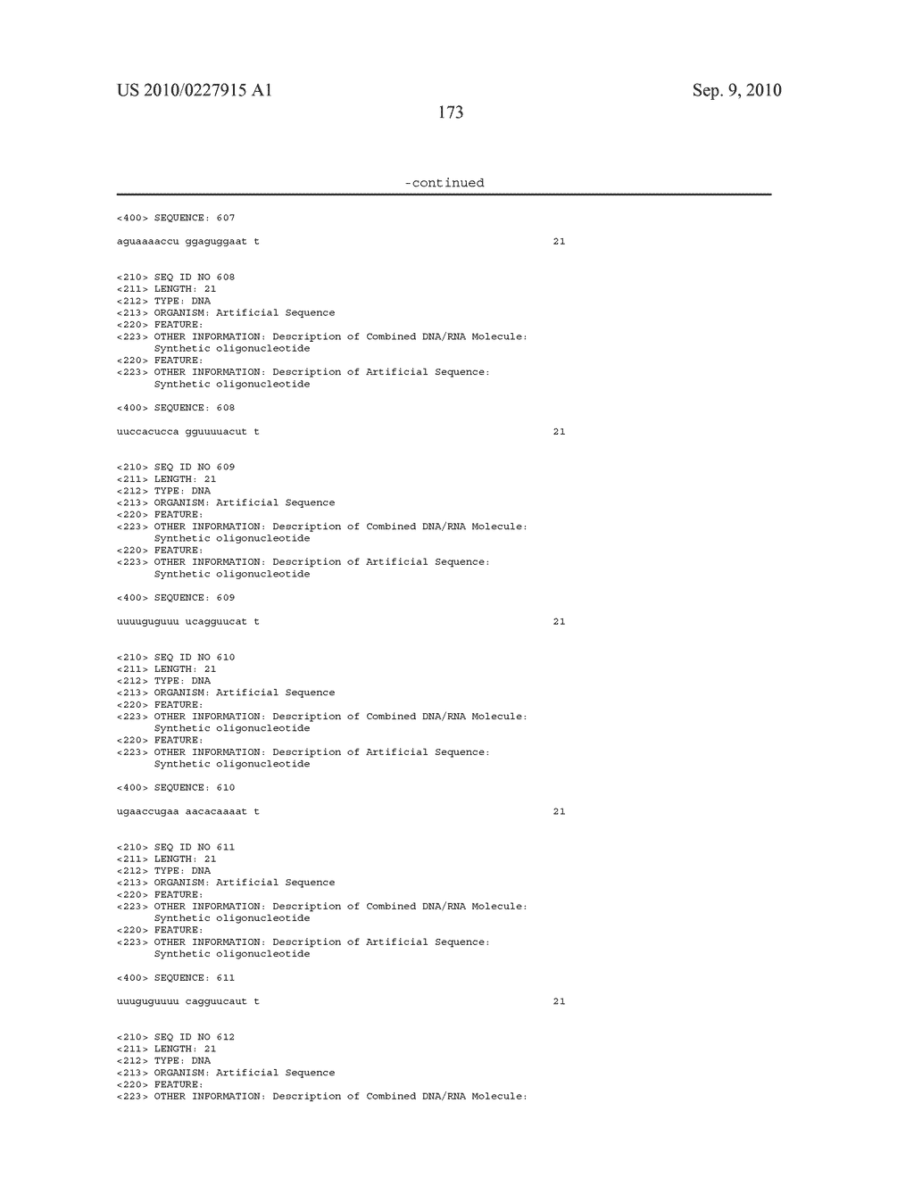 COMPOSITIONS AND METHODS FOR INHIBITING EXPRESSION OF A GENE FROM THE JC VIRUS - diagram, schematic, and image 174