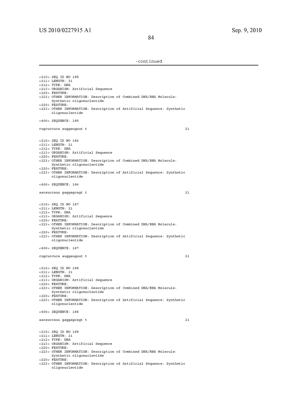 COMPOSITIONS AND METHODS FOR INHIBITING EXPRESSION OF A GENE FROM THE JC VIRUS - diagram, schematic, and image 85