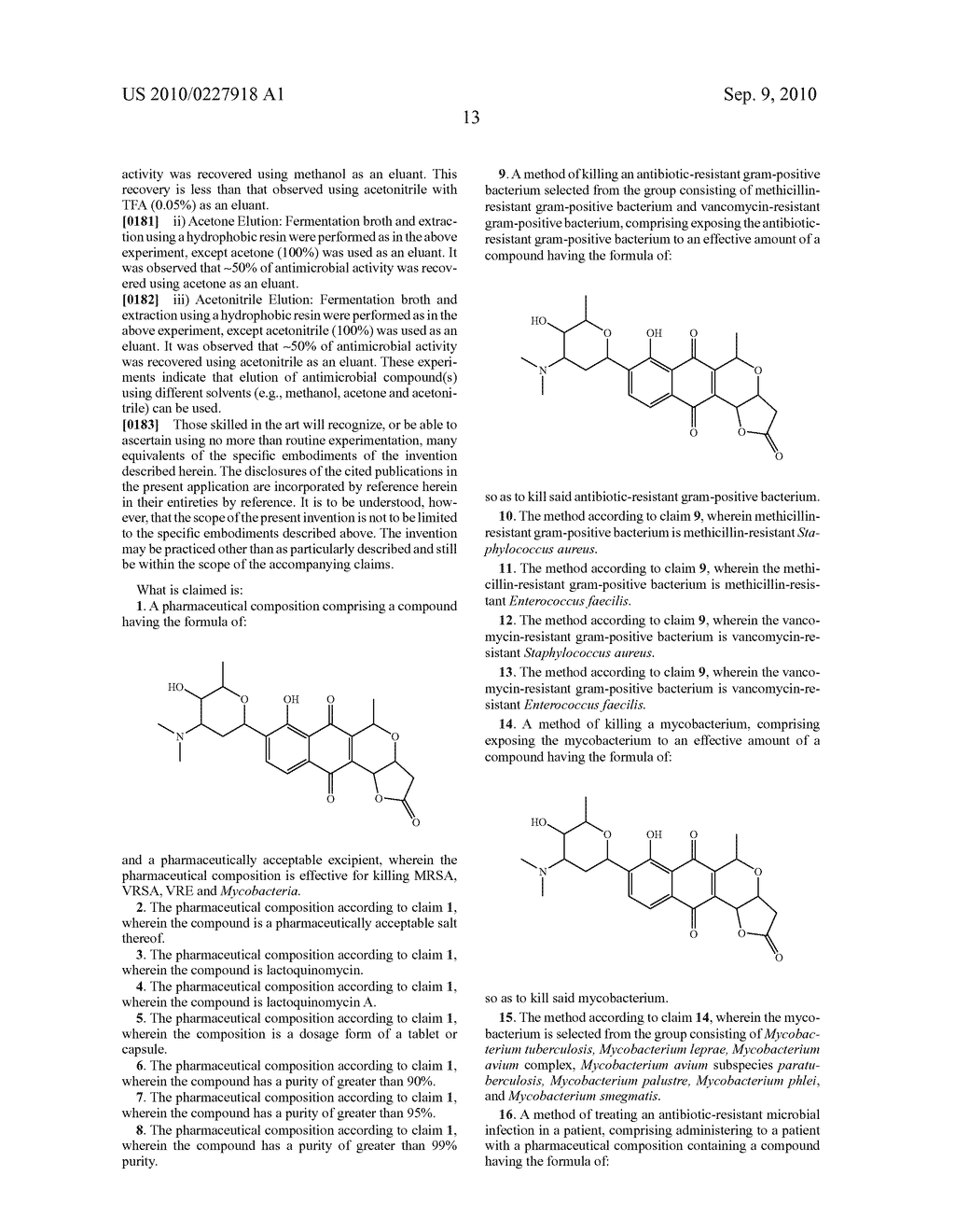 STREPTOMYCES-DERIVED ANTIMICROBIAL COMPOUND AND METHOD OF USING SAME AGAINST ANTIBIOTIC-RESISTANT BACTERIA - diagram, schematic, and image 25