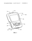 BLOOD GLUCOSE METER CAPABLE OF WIRELESS COMMUNICATION diagram and image