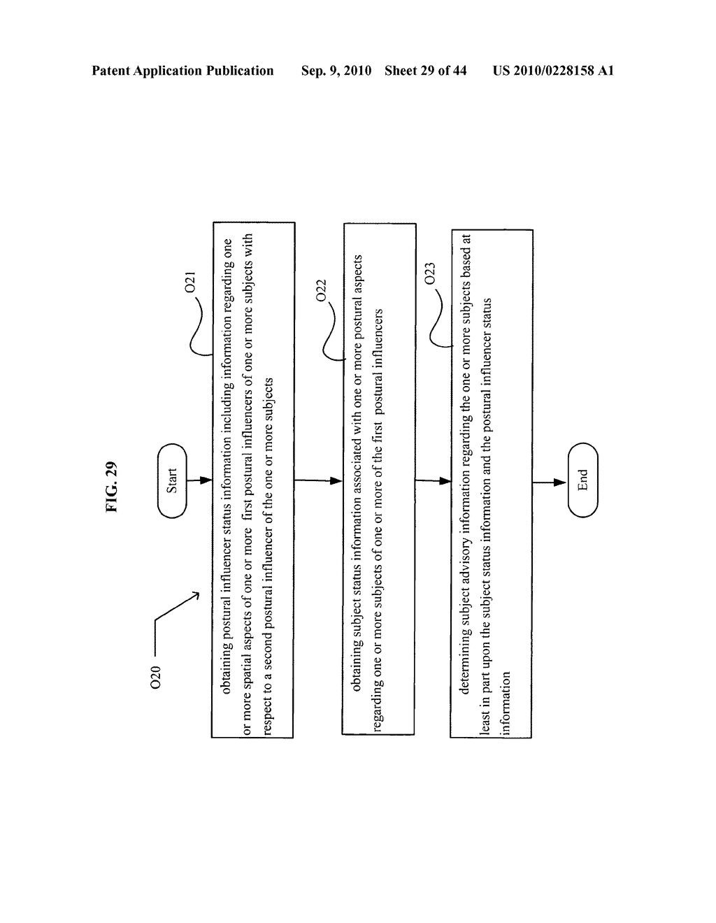 POSTURAL INFORMATION SYSTEM AND METHOD INCLUDING DEVICE LEVEL DETERMINING OF SUBJECT ADVISORY INFORMATION BASED ON SUBJECT STATUS INFORMATION AND POSTURAL INFLUENCER STATUS INFORMATION - diagram, schematic, and image 30