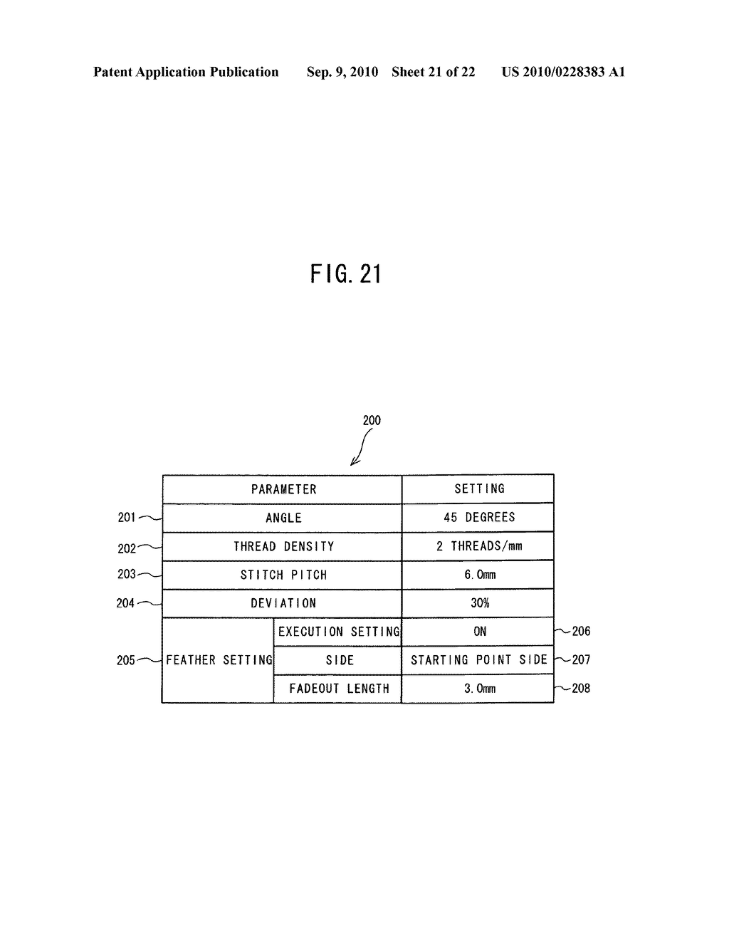 Embroidery data generating apparatus and computer-readable medium storing embroidery data generating program - diagram, schematic, and image 22