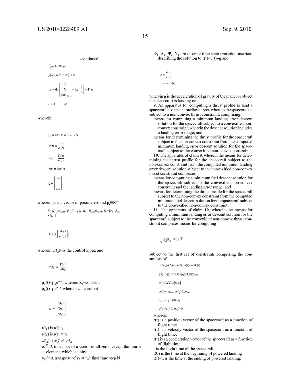 METHOD AND APPARATUS FOR POWERED DESCENT GUIDANCE - diagram, schematic, and image 27