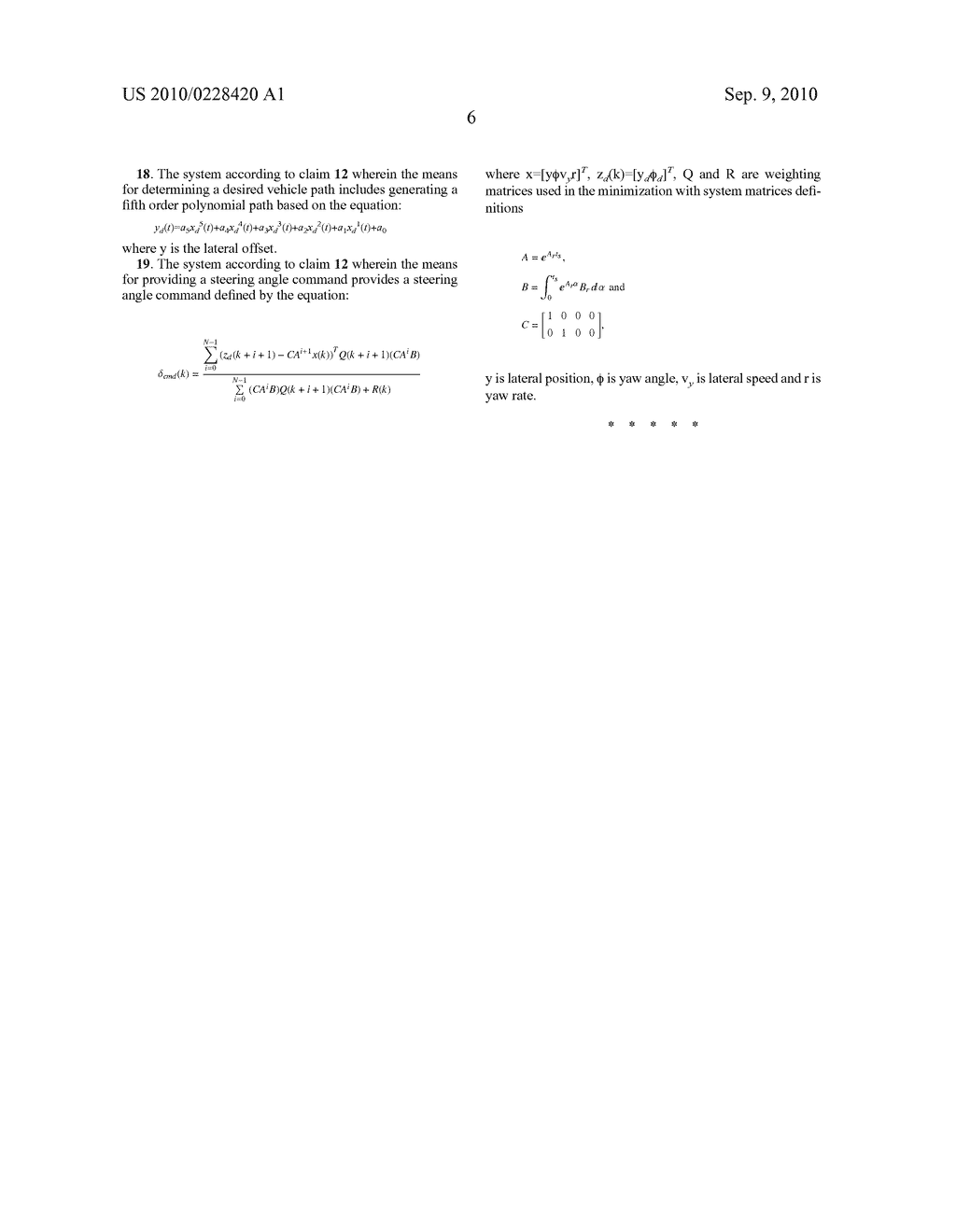 MODEL BASED PREDICTIVE CONTROL FOR AUTOMATED LANE CENTERING/CHANGING CONTROL SYSTEMS - diagram, schematic, and image 10