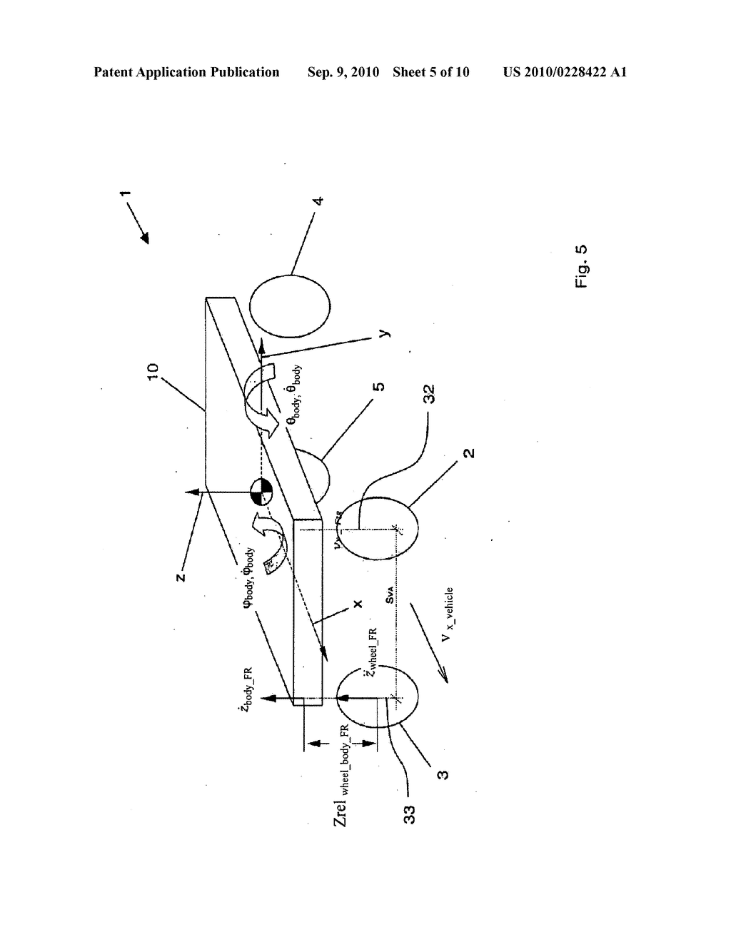 METHOD FOR DETERMINING AT LEAST ONE DISPLACEMENT STATE OF A VEHICLE BODY - diagram, schematic, and image 06