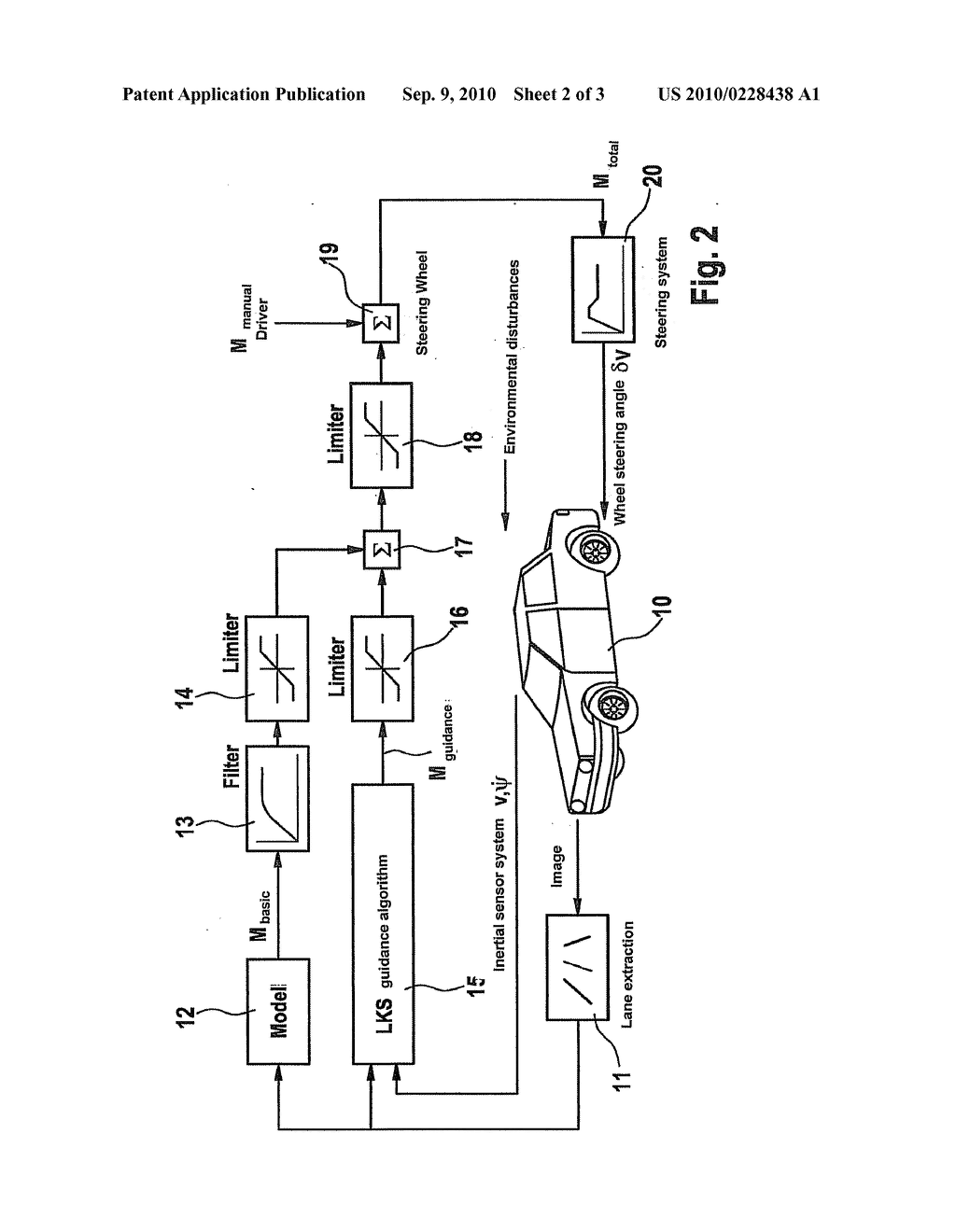 METHOD FOR ADJUSTING A STEERING SYSTEM IN A VEHICLE - diagram, schematic, and image 03