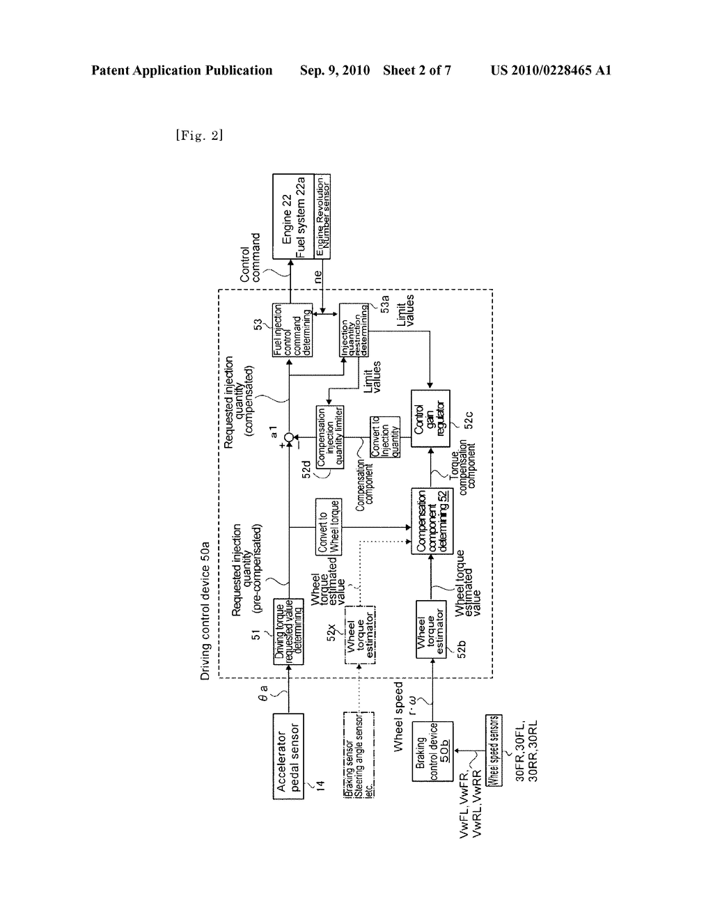 VIBRATION DAMPING CONTROL DEVICE OF A DIESEL ENGINE VEHICLE - diagram, schematic, and image 03