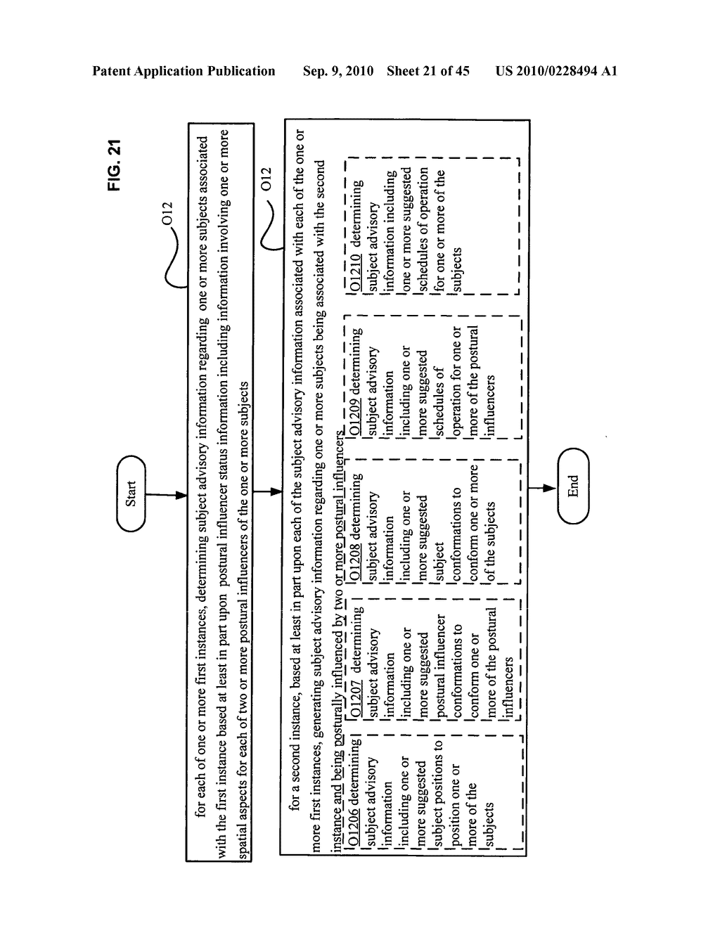 Postural information system and method including determining subject advisory information based on prior determined subject advisory information - diagram, schematic, and image 22