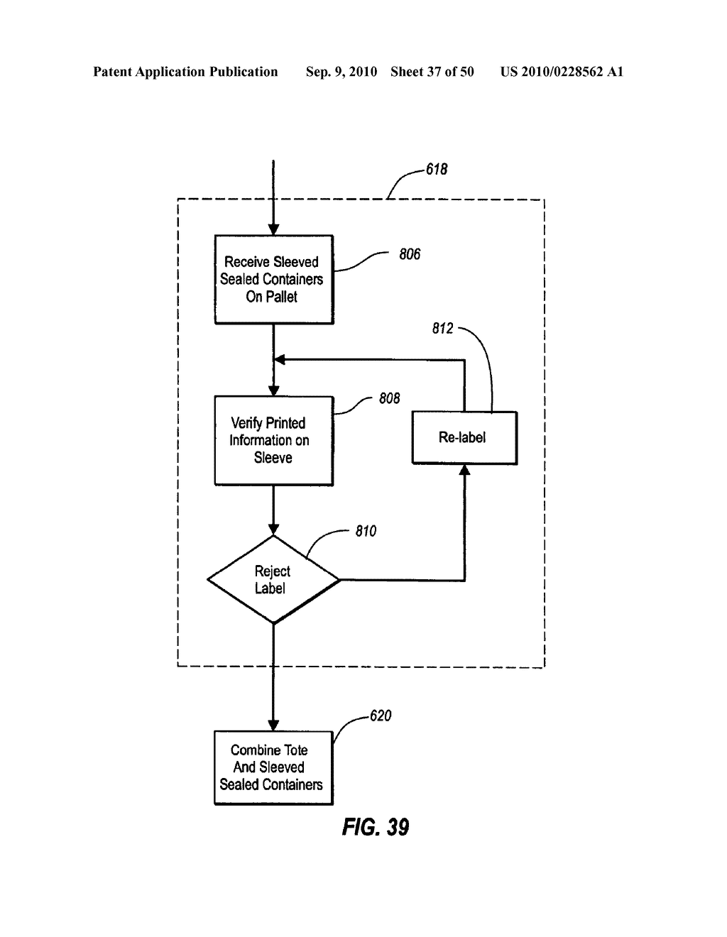 System and Method for Verifying and Assembling a Multiple Prescription Package - diagram, schematic, and image 38