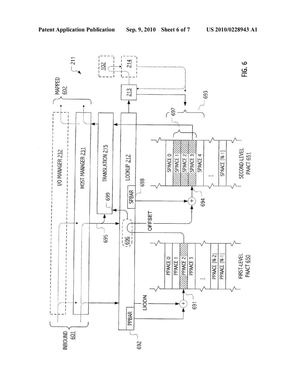 ACCESS MANAGEMENT TECHNIQUE FOR STORAGE-EFFICIENT MAPPING BETWEEN IDENTIFIER DOMAINS - diagram, schematic, and image 07