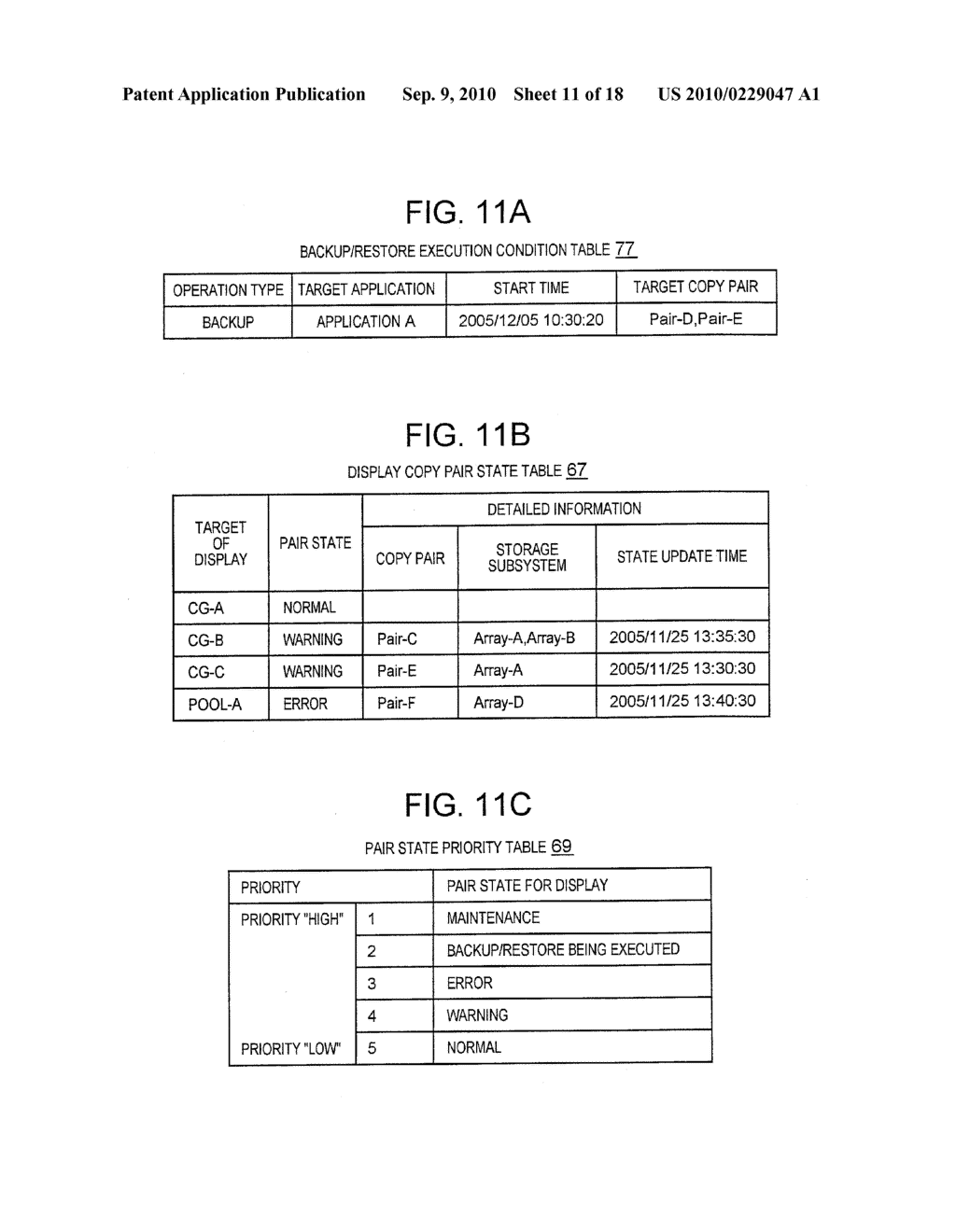 METHOD FOR DISPLAYING PAIR STATE OF COPY PAIRS - diagram, schematic, and image 12