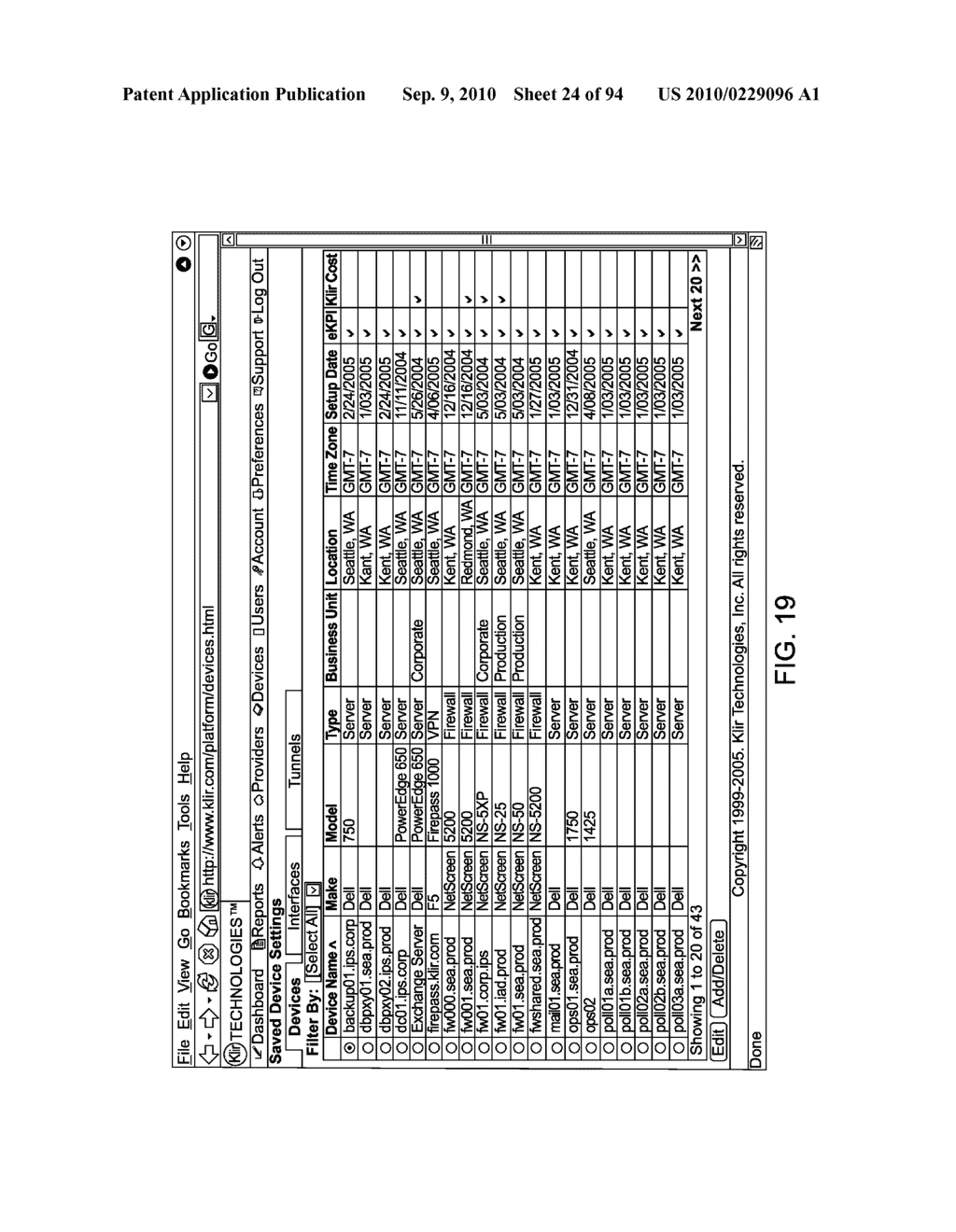 System and Interface For Monitoring Information Technology Assets - diagram, schematic, and image 25