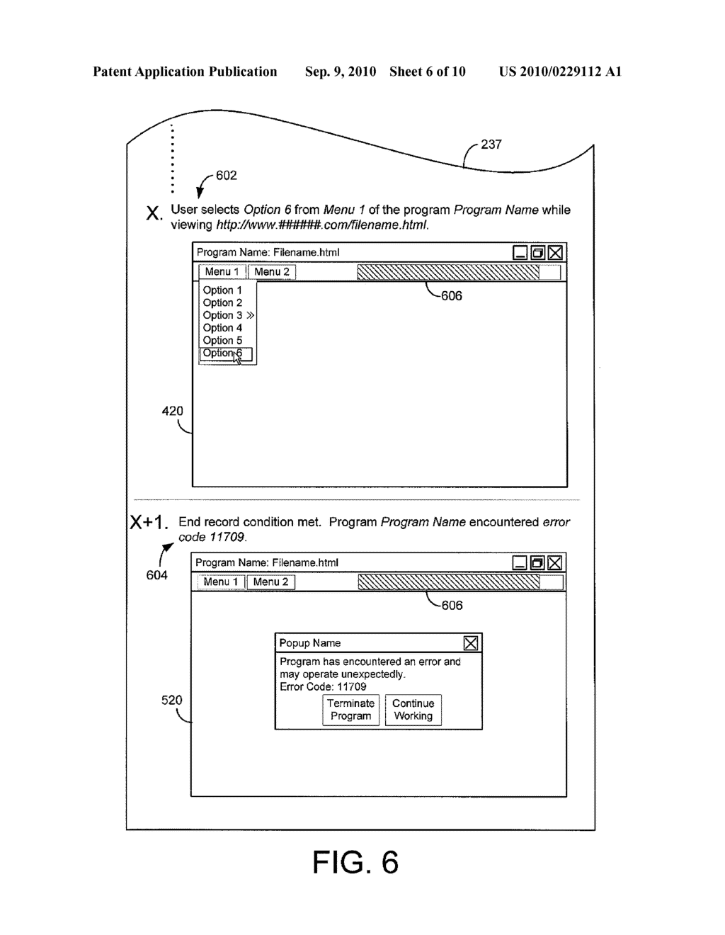 PROBLEM REPORTING SYSTEM BASED ON USER INTERFACE INTERACTIONS - diagram, schematic, and image 07