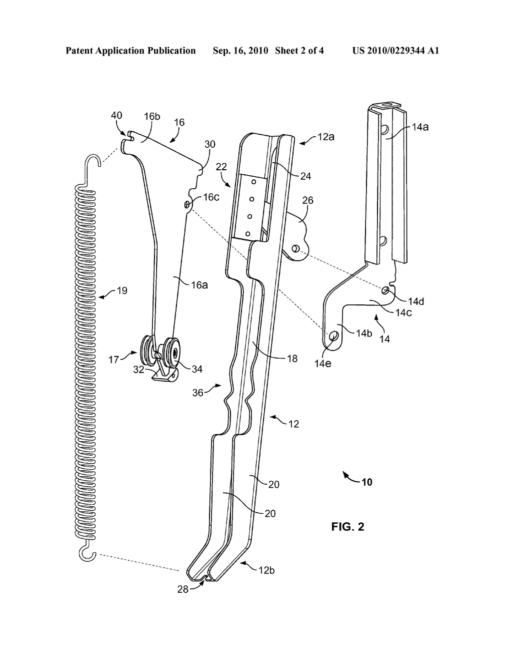 DOOR HINGE ASSEMBLY WITH INTERMEDIATE STOP POSITION - diagram, schematic, and image 03