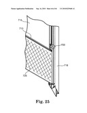 RETRACTABLE SCREEN SYSTEM PROVIDING A POSITIONING FORCE FOR A MOVABLE SASH diagram and image