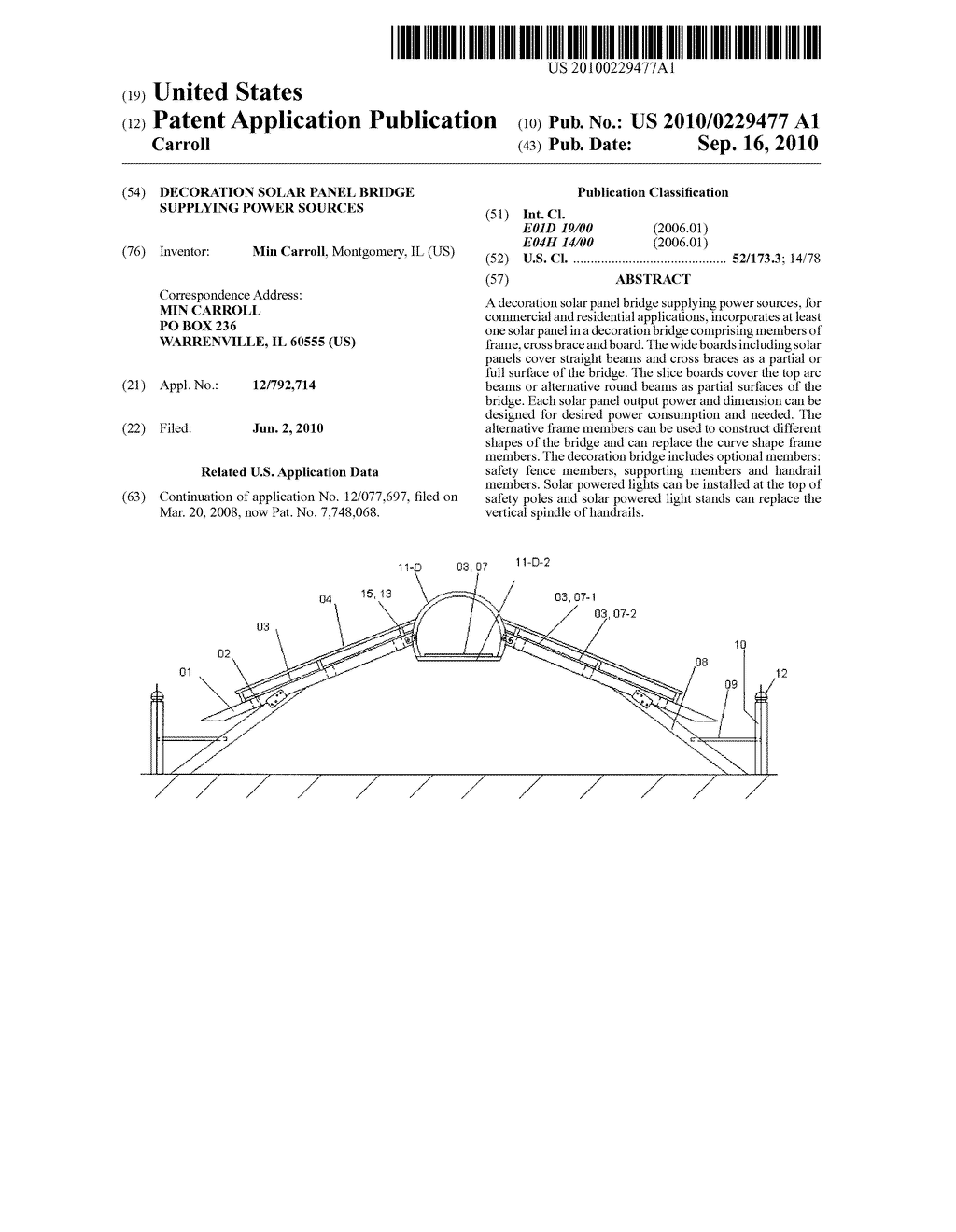 Decoration Solar Panel Bridge Supplying Power Sources - diagram, schematic, and image 01