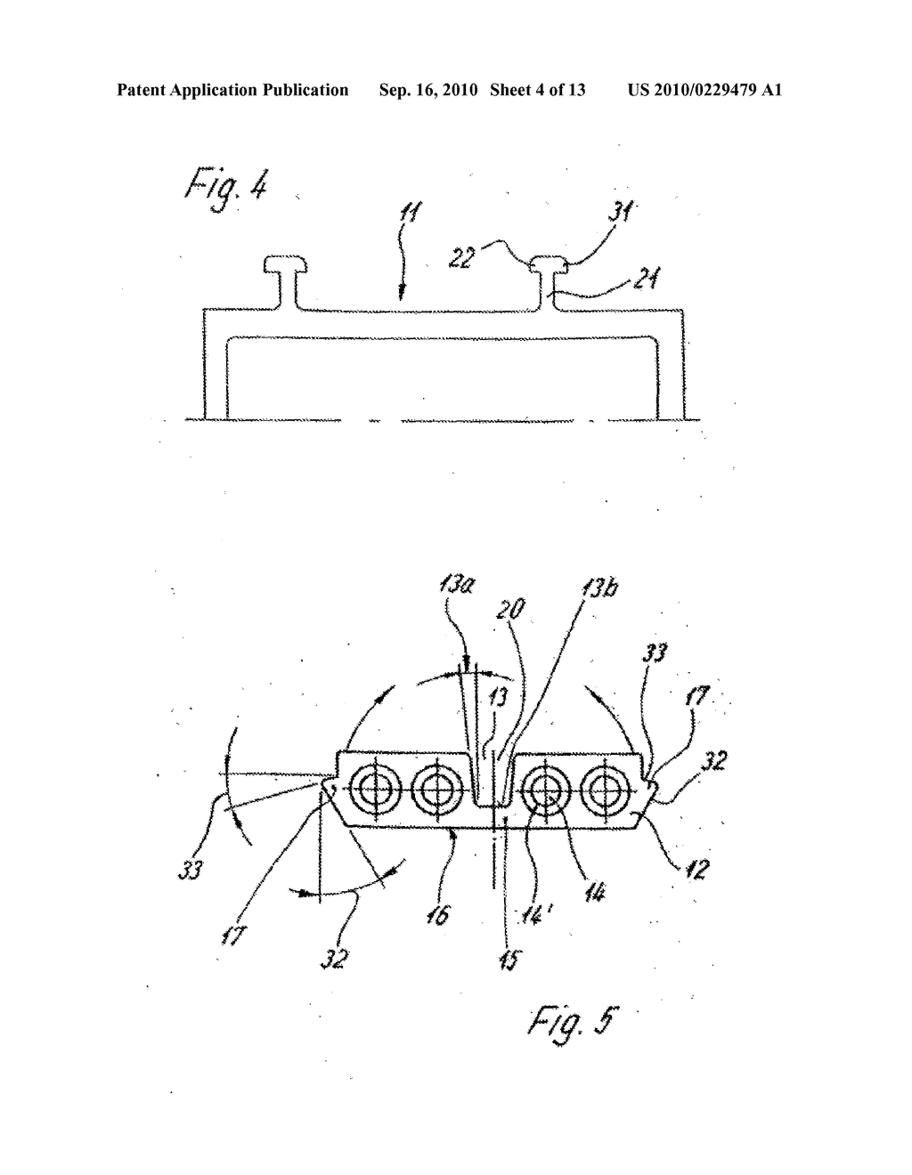 Section for a Window, Door or Facade Element Comprsing an Electric Cable - diagram, schematic, and image 05