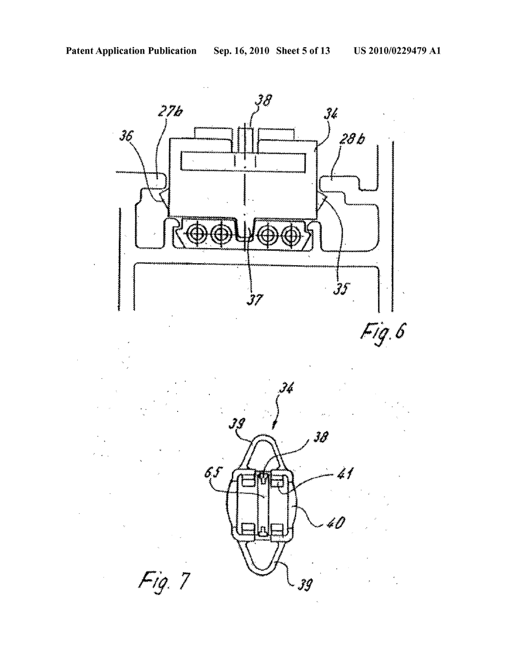 Section for a Window, Door or Facade Element Comprsing an Electric Cable - diagram, schematic, and image 06